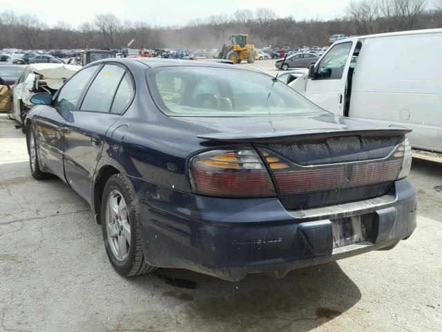 1G2HY54K824156193 - 2002 PONTIAC BONNEVILLE BLUE photo 3