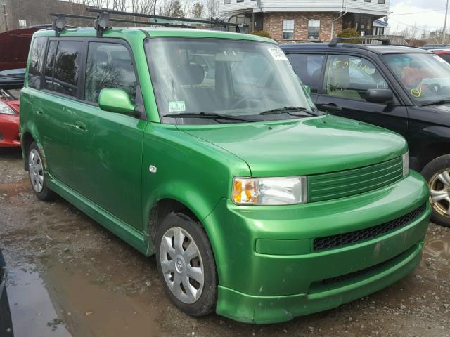 JTLKT334564066968 - 2006 TOYOTA SCION XB GREEN photo 1