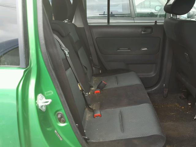 JTLKT334564066968 - 2006 TOYOTA SCION XB GREEN photo 6