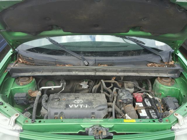 JTLKT334564066968 - 2006 TOYOTA SCION XB GREEN photo 7