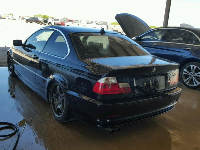 WBABN53411JU37181 - 2001 BMW 330 CI BLACK photo 3