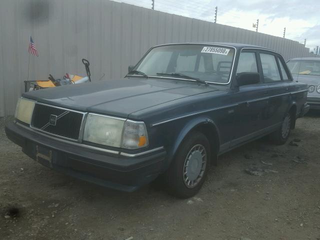 YV1AA8845L1424094 - 1990 VOLVO 240 BASE BLUE photo 2