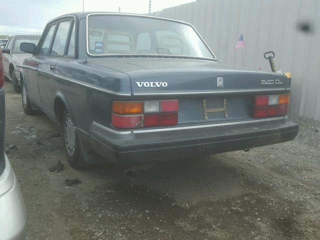 YV1AA8845L1424094 - 1990 VOLVO 240 BASE BLUE photo 3