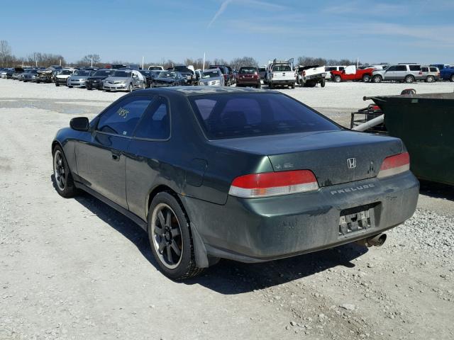 JHMBB6244XC003013 - 1999 HONDA PRELUDE GREEN photo 3