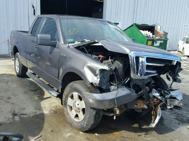 1FTPX14547FB48987 - 2007 FORD F150 GRAY photo 1