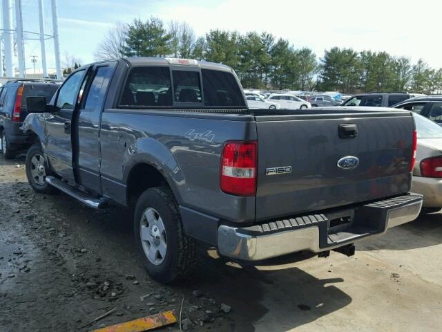 1FTPX14547FB48987 - 2007 FORD F150 GRAY photo 3