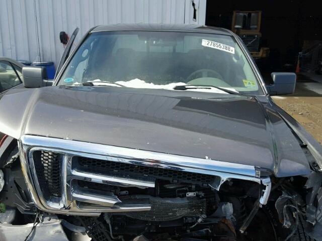 1FTPX14547FB48987 - 2007 FORD F150 GRAY photo 7