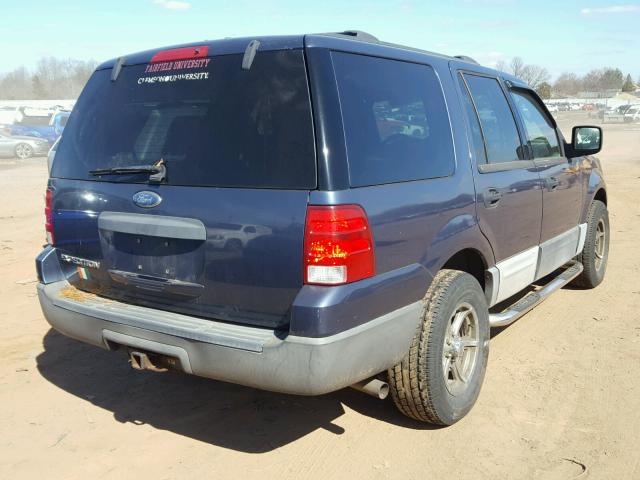 1FMPU14W54LB29164 - 2004 FORD EXPEDITION BLUE photo 4