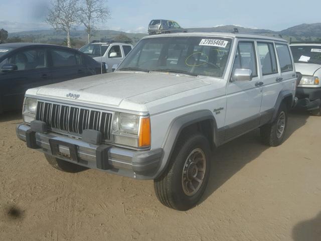 1J4FJ58L0LL221288 - 1990 JEEP CHEROKEE L WHITE photo 2