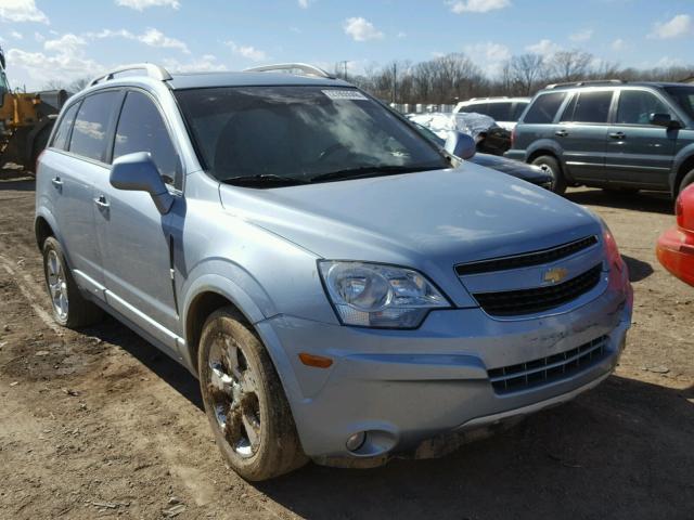 3GNAL4EK5DS619129 - 2013 CHEVROLET CAPTIVA LT BLUE photo 1