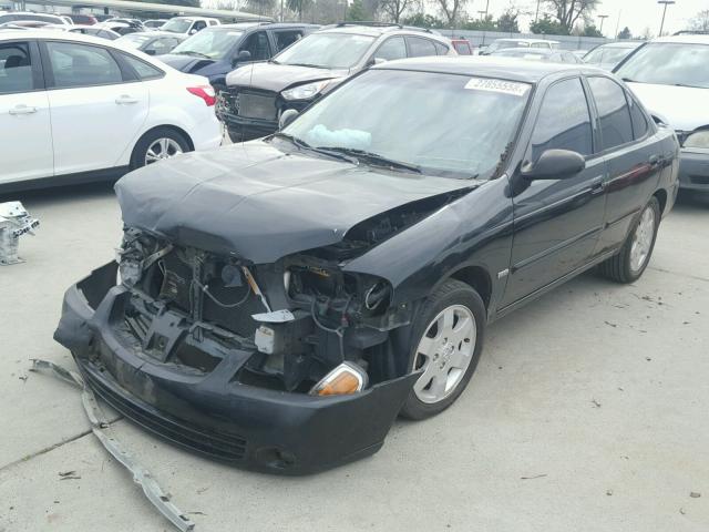 3N1CB51D45L513450 - 2005 NISSAN SENTRA 1.8 BLACK photo 2