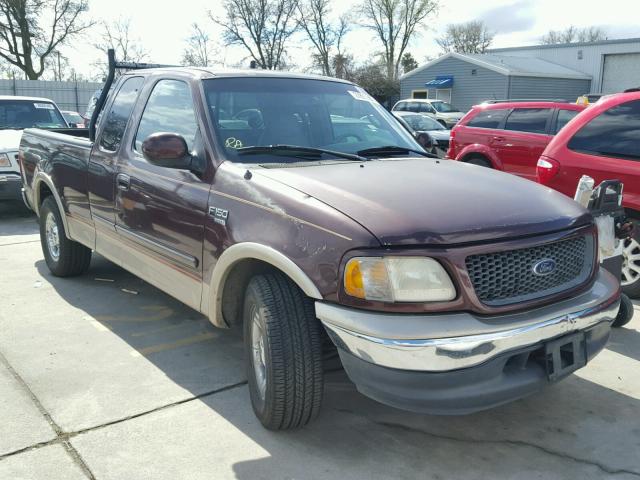 1FTRX17W4YKB01299 - 2000 FORD F150 MAROON photo 1