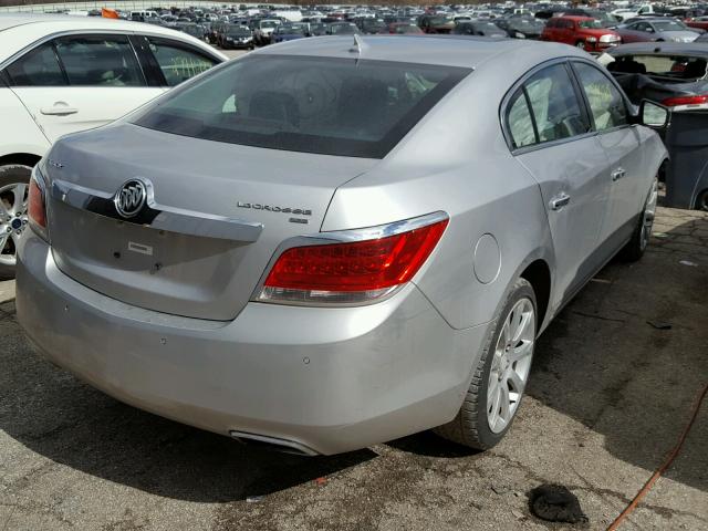 1G4GE5GV5AF100359 - 2010 BUICK LACROSSE C SILVER photo 4