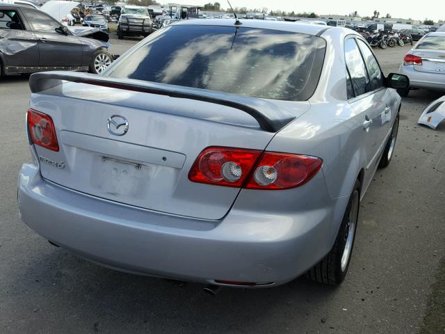 1YVFP80C945N14513 - 2004 MAZDA 6 I SILVER photo 4