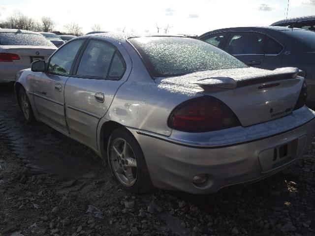 1G2NW52E91C270570 - 2001 PONTIAC GRAND AM G SILVER photo 3