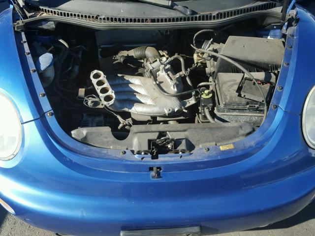 3VWCC21C6XM423212 - 1999 VOLKSWAGEN NEW BEETLE 蓝色 照片 7