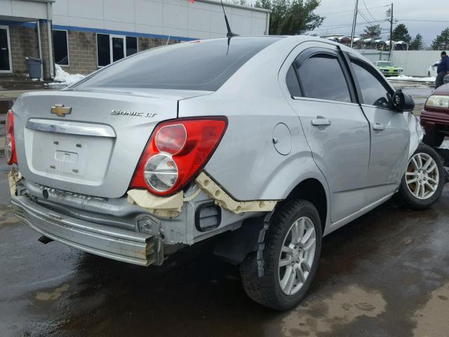 1G1JC5SH2C4168014 - 2012 CHEVROLET SONIC LT SILVER photo 4