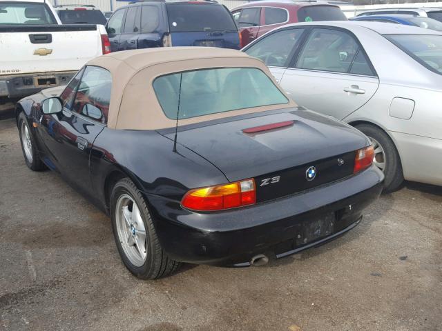 4USCH7333WLE09425 - 1998 BMW Z3 1.9 BLACK photo 3