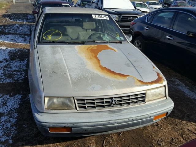 1P3XP24D4PN613013 - 1993 PLYMOUTH SUNDANCE GRAY photo 9