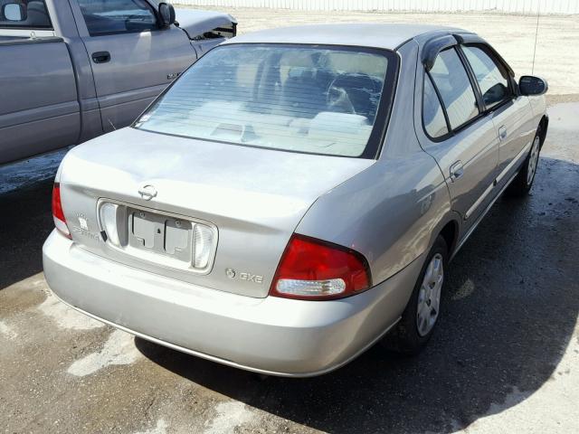 3N1CB51DX1L430065 - 2001 NISSAN SENTRA XE GRAY photo 4