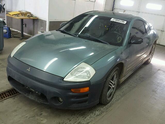 4A3AC74H64E028217 - 2004 MITSUBISHI ECLIPSE GT GREEN photo 2