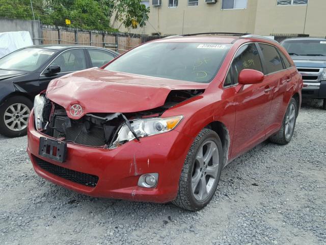 4T3ZK11A79U005378 - 2009 TOYOTA VENZA BASE RED photo 2