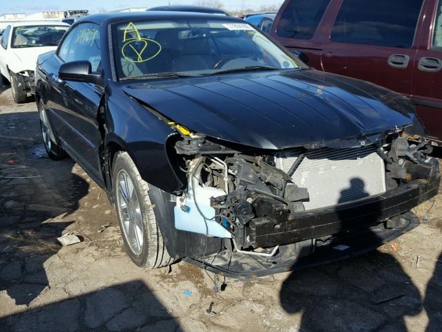 1C3LC65MX8N285747 - 2008 CHRYSLER SEBRING LI BLACK photo 1