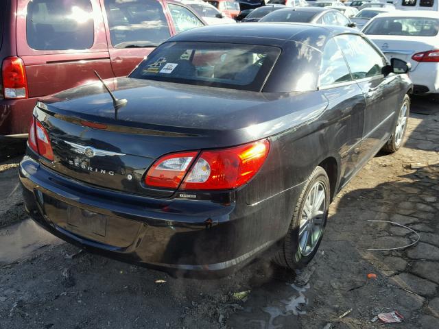 1C3LC65MX8N285747 - 2008 CHRYSLER SEBRING LI BLACK photo 4