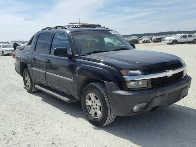 3GNEC13TX3G156241 - 2003 CHEVROLET AVALANCHE BLACK photo 1