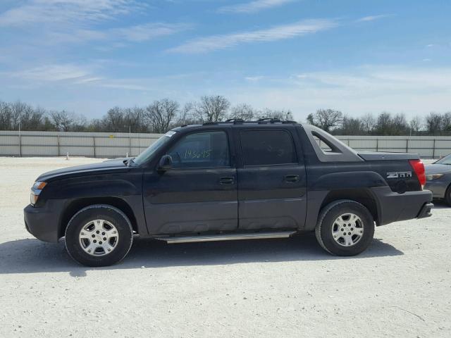 3GNEC13TX3G156241 - 2003 CHEVROLET AVALANCHE BLACK photo 9