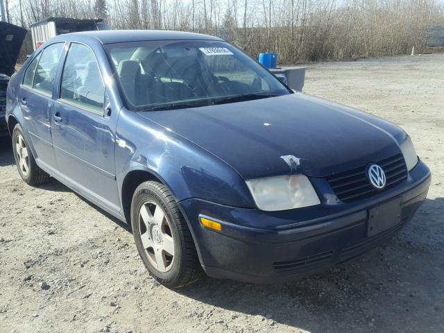 3VWSP69M62M108259 - 2002 VOLKSWAGEN JETTA BLUE photo 1