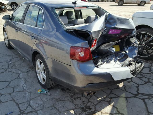 3VWRM71K78M041493 - 2008 VOLKSWAGEN JETTA SE GRAY photo 3