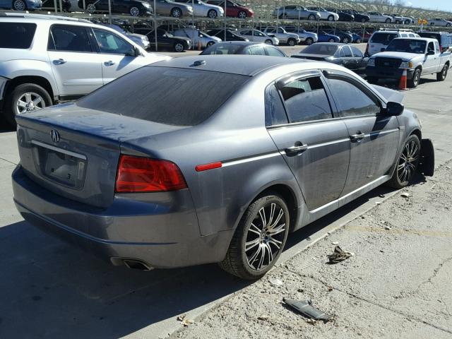 19UUA66235A073442 - 2005 ACURA TL BLACK photo 4