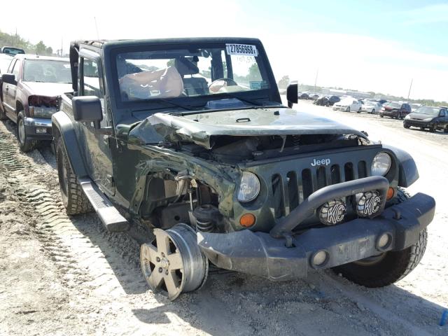1J4FA54199L733919 - 2009 JEEP WRANGLER S GREEN photo 1