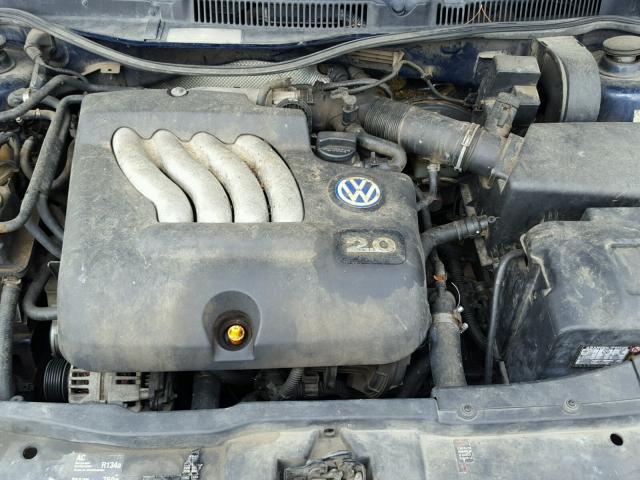 3VWRK69M03M042273 - 2003 VOLKSWAGEN JETTA GL BLUE photo 7