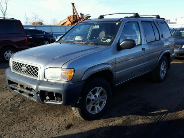 JN8DR09Y51W594989 - 2001 NISSAN PATHFINDER GRAY photo 2