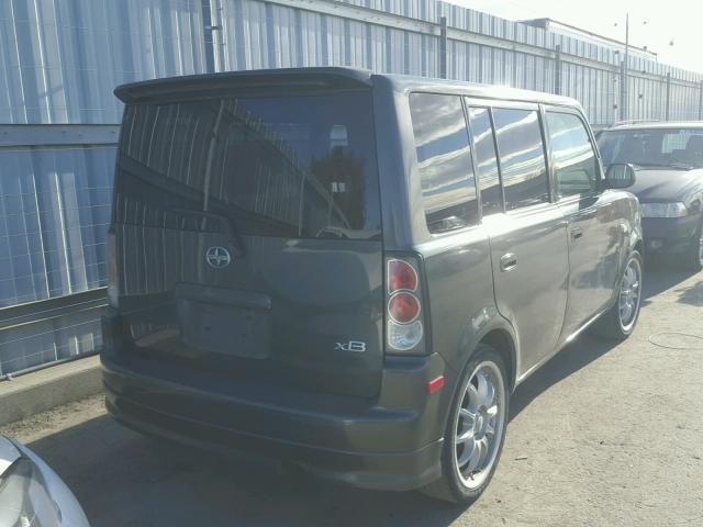 JTLKT324840154581 - 2004 TOYOTA SCION XB GREEN photo 4