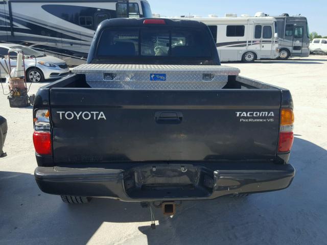 5TEGN92N52Z014024 - 2002 TOYOTA TACOMA DOU BLACK photo 9