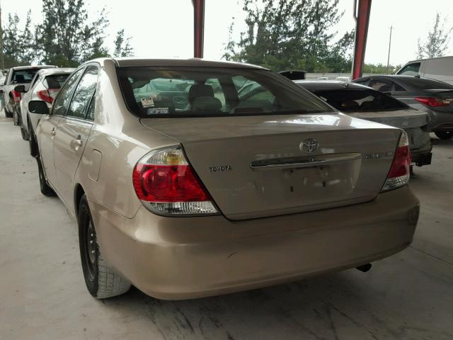 4T1BE32KX5U406972 - 2005 TOYOTA CAMRY LE TAN photo 3