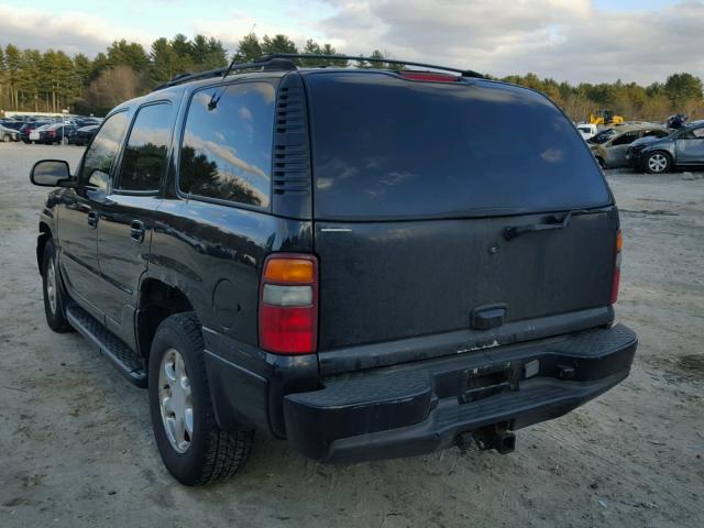 1GKEK63U31J314646 - 2001 GMC DENALI BLACK photo 3