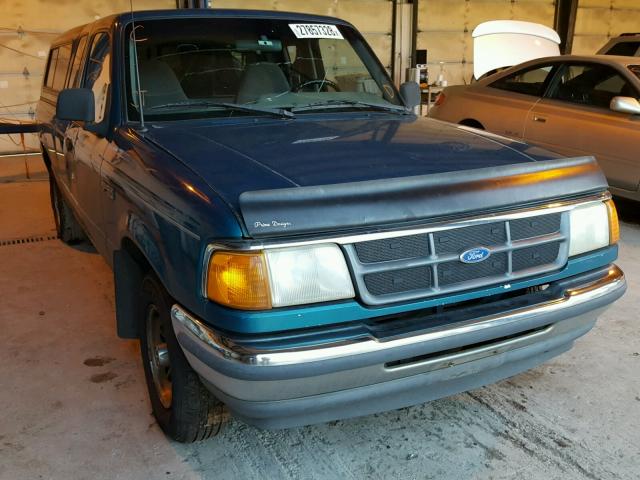 1FTCR14A8PPB54324 - 1993 FORD RANGER SUP TURQUOISE photo 1