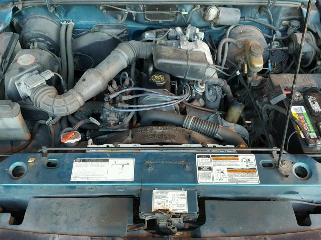 1FTCR14A8PPB54324 - 1993 FORD RANGER SUP TURQUOISE photo 7