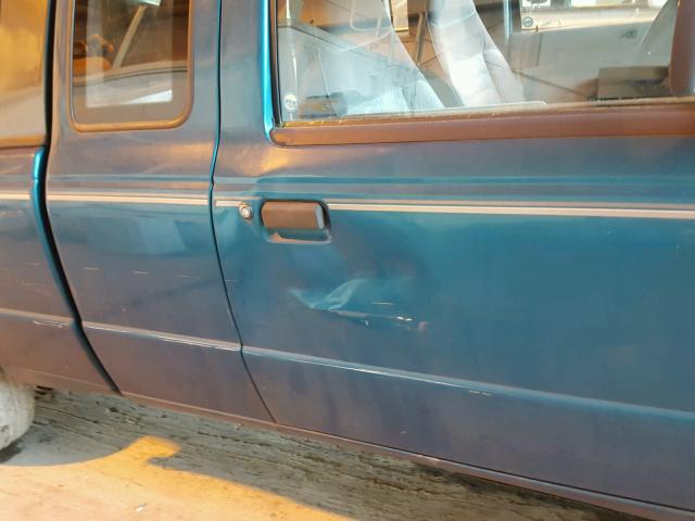 1FTCR14A8PPB54324 - 1993 FORD RANGER SUP TURQUOISE photo 9