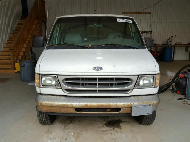 1FTNE24LX1HA37261 - 2001 FORD ECONOLINE WHITE photo 9