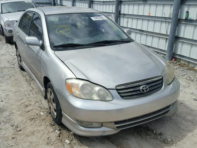 1NXBR32E53Z006829 - 2003 TOYOTA COROLLA CE SILVER photo 1