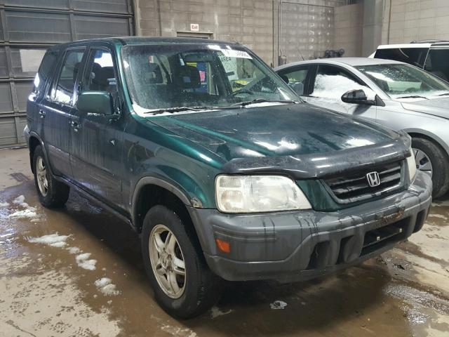 JHLRD1867YC041586 - 2000 HONDA CR-V EX GREEN photo 1