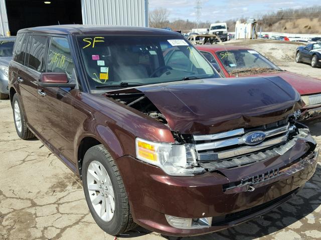 2FMGK5CC6ABB29657 - 2010 FORD FLEX SEL MAROON photo 1