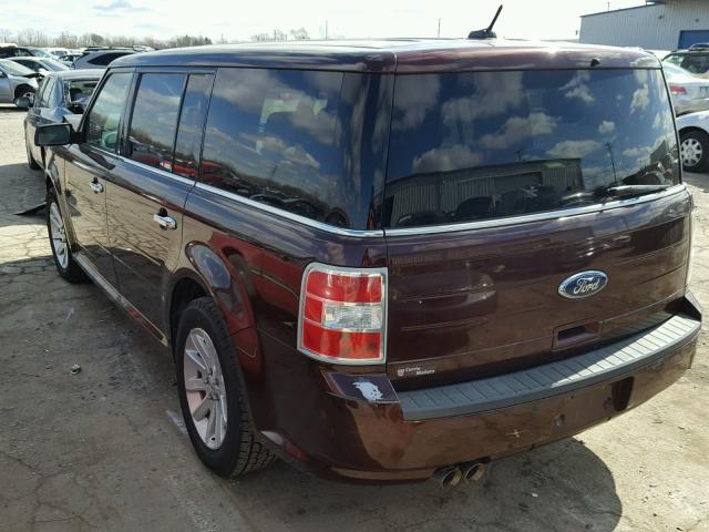 2FMGK5CC6ABB29657 - 2010 FORD FLEX SEL მუქწითელი ფოტო 3
