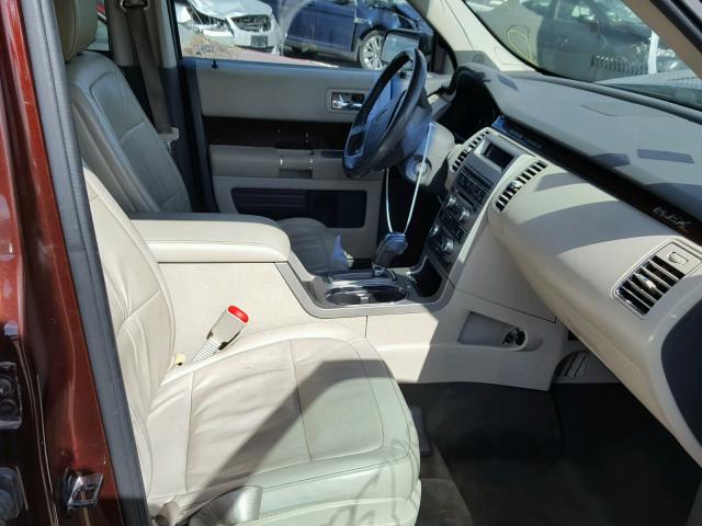 2FMGK5CC6ABB29657 - 2010 FORD FLEX SEL მუქწითელი ფოტო 5