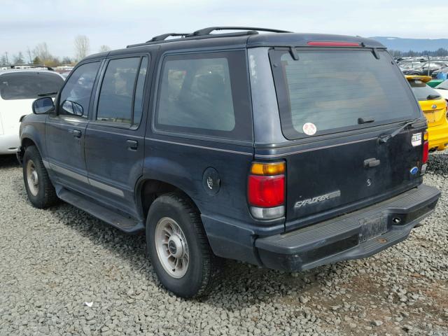 1FMDU32X3TZA07330 - 1996 FORD EXPLORER BLUE photo 3